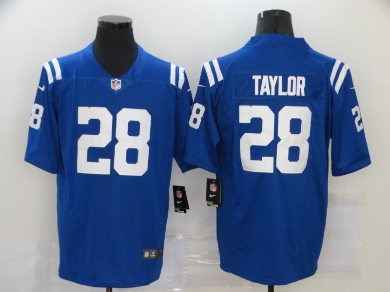 Men's Indianapolis Colts Jonathan Taylor #28 Blue Jersey